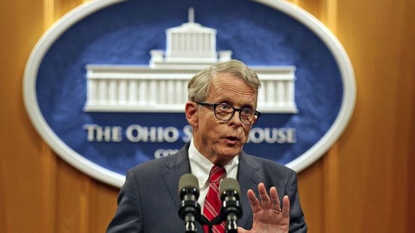 Ohio Gov. Mike DeWine’s has ordered state agencies to analyze PFAS in Ohio’s water. When the Dayton Daily News asked the Republican’s office how the governor planned to pay for the analysis and future remediation efforts, his spokesman said it was “premature to speculate on this.” BROOKE LAVALLEY / THE COLUMBUS DISPATCH