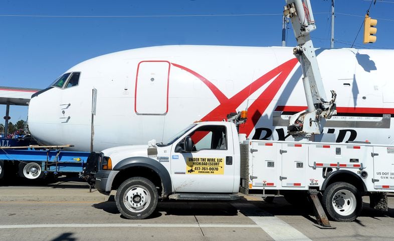 PHOTOS: Boeing 767 being transported on Dayton-Yellow Spring Road in Fairborn