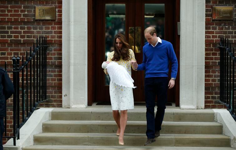 Will, Kate and baby girl