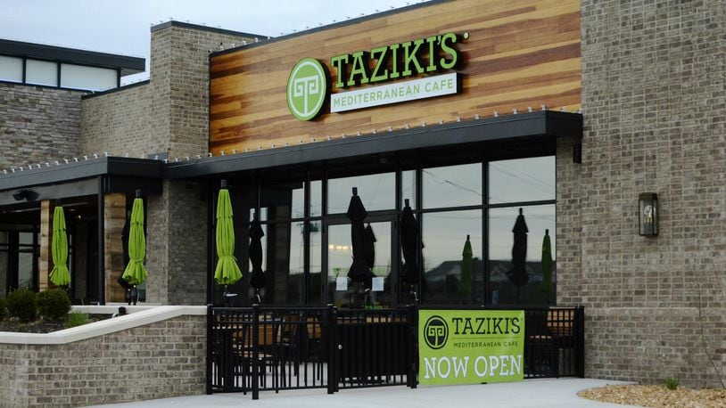 Taziki’s Mediterranean Café is open at 9640 Mason-Montgomery Road in Deerfield Twp., next to Brixx Wood Fired Pizza.