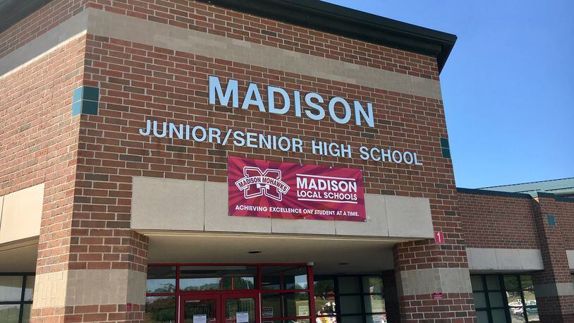 Madison Schools officials ordered student backpacks and bags searched Friday morning prior to allowing them to enter the Butler County school district’s building on the combined K-12 campus, said district officials, who cited a threat.(File Photo/Journal-News)