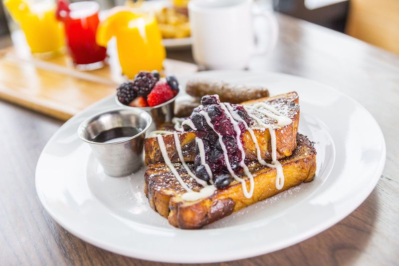 The blueberry French Toast is one of the items on the menu at Toast & Berry.  CONTRIBUTED