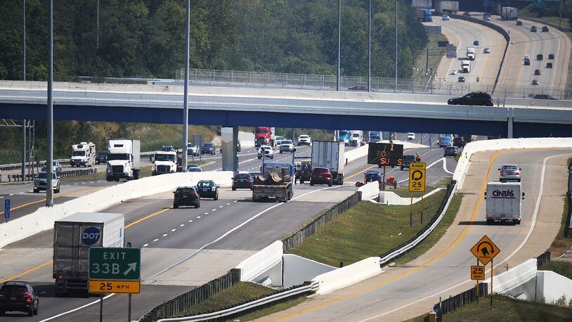 While traffic decreased 15% from February through July, when much in Ohio was shutdown, the number of people driving more than 80 mph on Ohio roads was on the rise. MARSHALL GORBY\STAFF