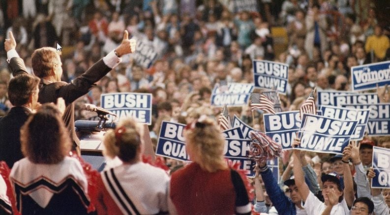 George H.W. Bush appearances in southwest Ohio