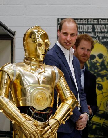 Royals visit Star Wars set