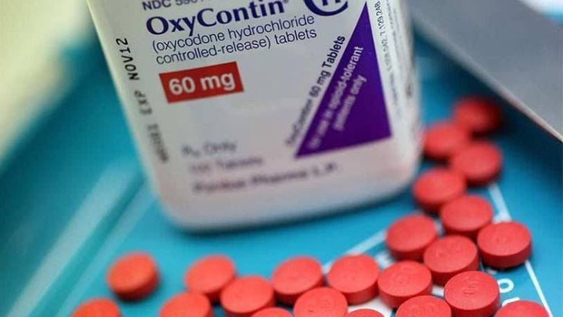 Statewide, drug distributors sent an average of 42 oxycodone and hydrocodone pills for every Ohioan each year from 2006 through 2012. File