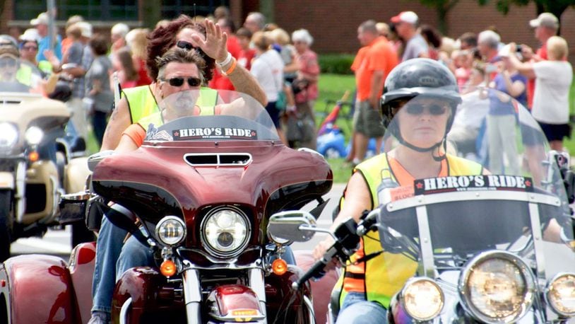 The second annual Ride 4 Heroes motorcycle ride is set to place on Saturday, Aug. 17, 2019, which starts in Fairfield’s Village Green, heads to Hueston Woods State Park and ends at Queen City Harley-Davidson on Ohio 4 in Fairfield. FILE