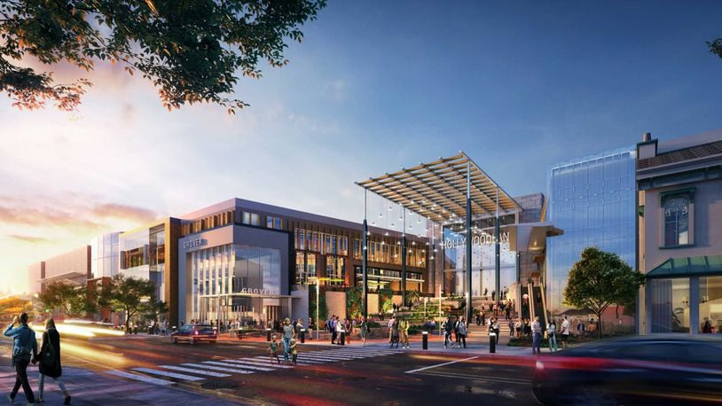 Artist renderings of the proposed "Hollywoodland" development in downtown Middletown, which city officials say would bring $1.3 billion in investment and thousands of jobs to the city. CONTRIBUTED