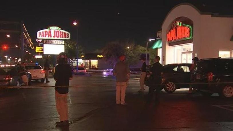 One person was killed and several people were sent to the hospital after a shooting outside a Florida pizza parlor Saturday night, according to Orange County deputies and firefighters.