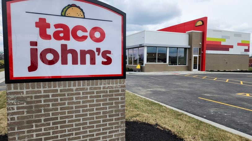 Taco John's restaurant will open soon on Cincinnati Dayton Road in West Chester Township. NICK GRAHAM/STAFF