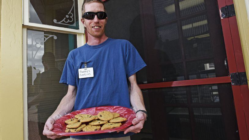 Freddy Kemplin is opening Freddy’s Cookies at 346 North 3rd Street in Hamilton with a planned opening date in November. NICK GRAHAM/STAFF