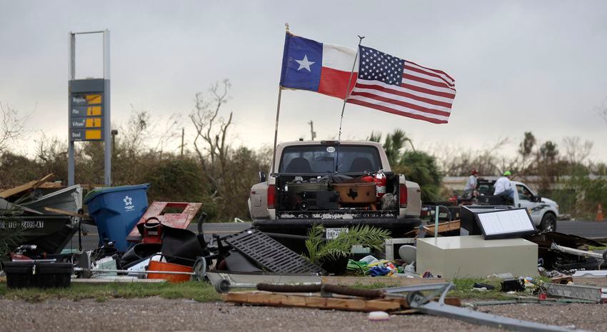 Photos: Hurricane Harvey sits over Central Texas on Aug. 27, 2017