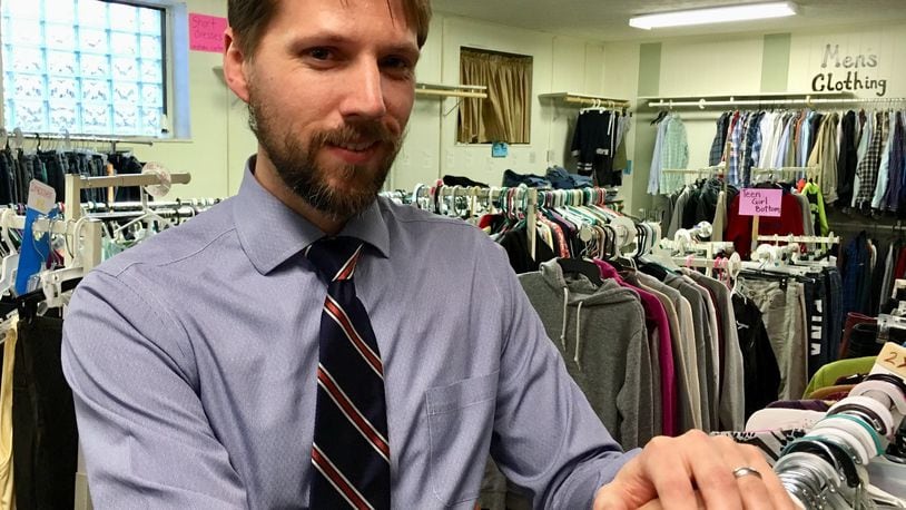 Michael Albrecht, chair of the Rethreads steering committee, says the free clothing pantry will open this Saturday. They’ll also open in April, August, October and November.