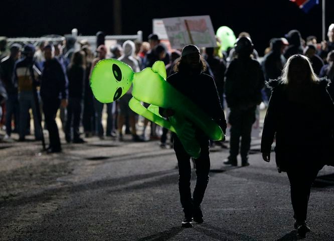 Photos: Alien enthusiasts gather near Area 51