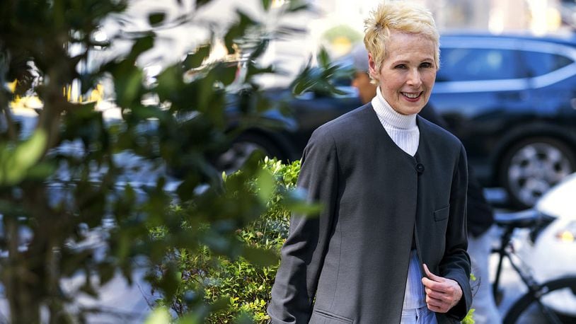 E. Jean Carroll is photographed, Sunday, June 23, 2019, in New York. Carroll claims Donald Trump sexually assaulted her in a dressing room at a Manhattan department store in the mid-1990s. Trump denies knowing Carroll.