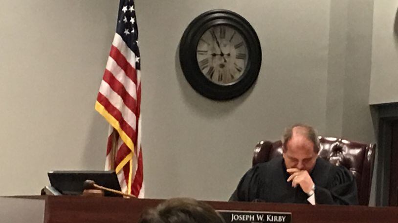Judge Joe Kirby in Warren County Juvenile Court. STAFF/LAWRENCE BUDD