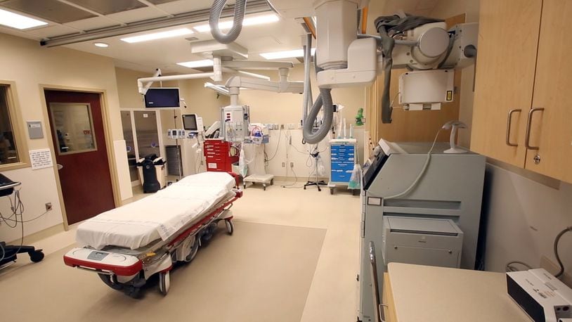 Ohioans are now protected from surprise billing, which often occurs during emergency treatment when patients don't have the ability to chose in-network care. A trauma room is pictured at a Dayton emergency department in 2019. TY GREENLEES / STAFF