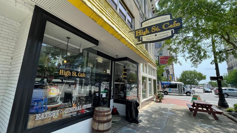 The High St. Café Will have a different business model beginning Monday, May 23, 2022, as it will focus on catering and retail sales, with a pared down menu. MICHAEL D. PITMAN/STAFF 