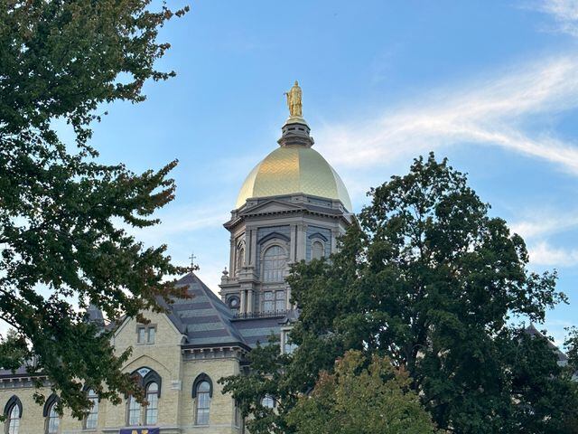 Golden Dome atop the Main Building at Notre Dame