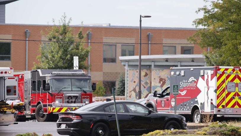Police responded to Princeton High School on Friday, Sept. 23, 2002 after a report of an active shooter. The report was a hoax, officials said. NICK GRAHAM/STAFF