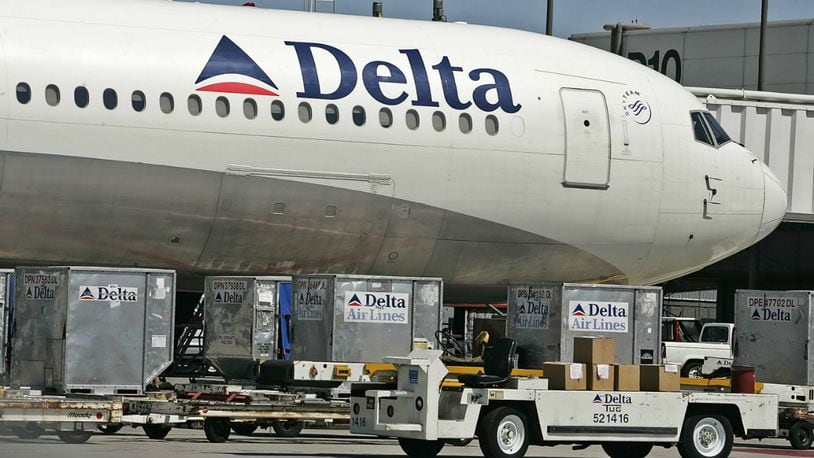 A Delta Airlines jet is prepared for flight at the Salt Lake International Airport August 12, 2005 in Salt Lake City, Utah.