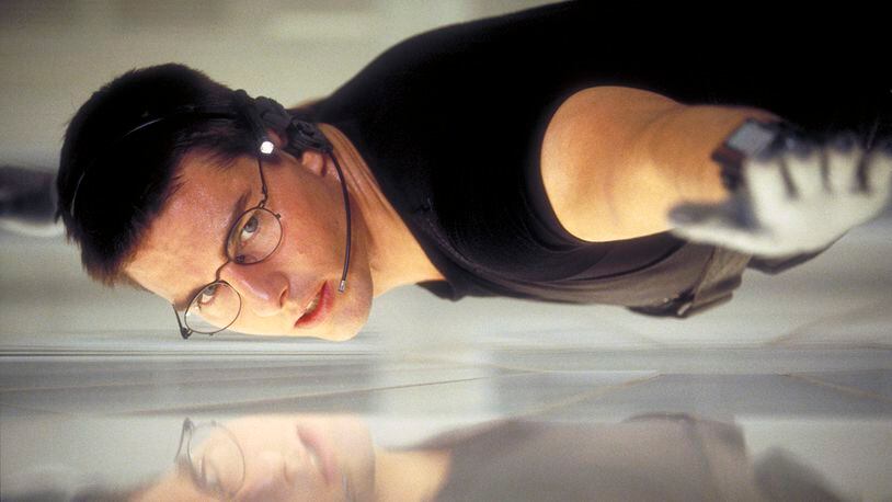 American actor Tom Cruise as Ethan Hunt in a scene from the film 'Mission: Impossible', 1996. (Photo by Murray Close/Getty Images)