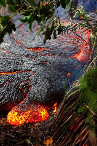 Hawaii lava flow