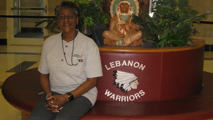 Lebanon High School custodian Brenda Kimberlain attended the largest high school in the country and met the Rev. Martin Luther King Jr. Now she seeks to make LHS a warm, welcoming environment for students. CONTRIBUTED