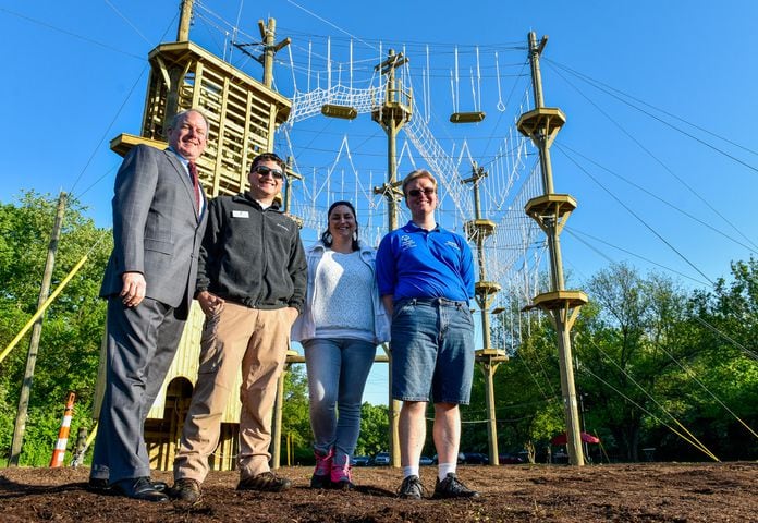 High ropes course now open at YMCA's Camp Campbell Gard in Butler County