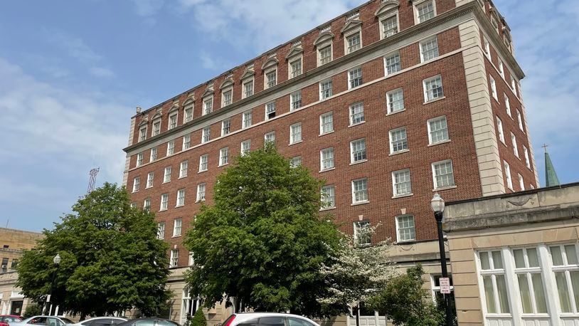 The near century-old Anthony Wayne apartments will be converted into a boutique hotel, according to a $16 million plan by a Cincinnati-based developer. MICHAEL D. PITMAN/FILE