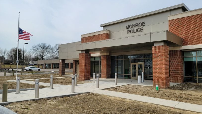 Monroe has moved their police department to a renovated former grocery store just up the street from the former police station. NICK GRAHAM / STAFF