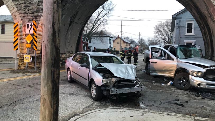 B Street in Hamilton was closed for several hours this morning for a crash between Franklin Street and Millikin Road. HAMILTON POLICE DEPARTMENT