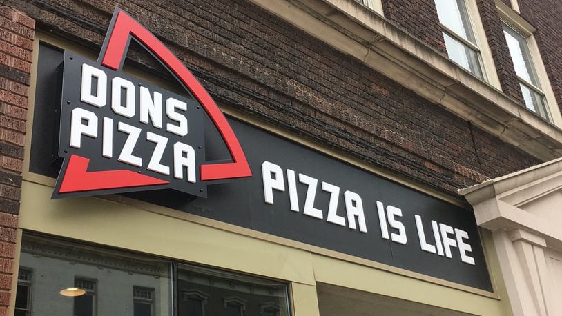 Don’s Pizza, founded in Germantown in 1970, opened a new location at 1126 Central Ave. in Middletown on June 1, 2019. That storefront is the former site of Blast Furnace Pizza, which closed in December. RICK McCRABB/STAFF