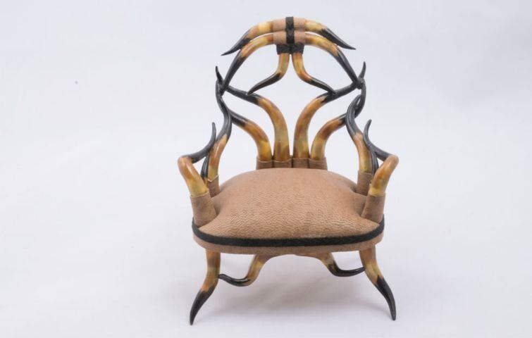 Astolat Dollhouse Castle horned chair