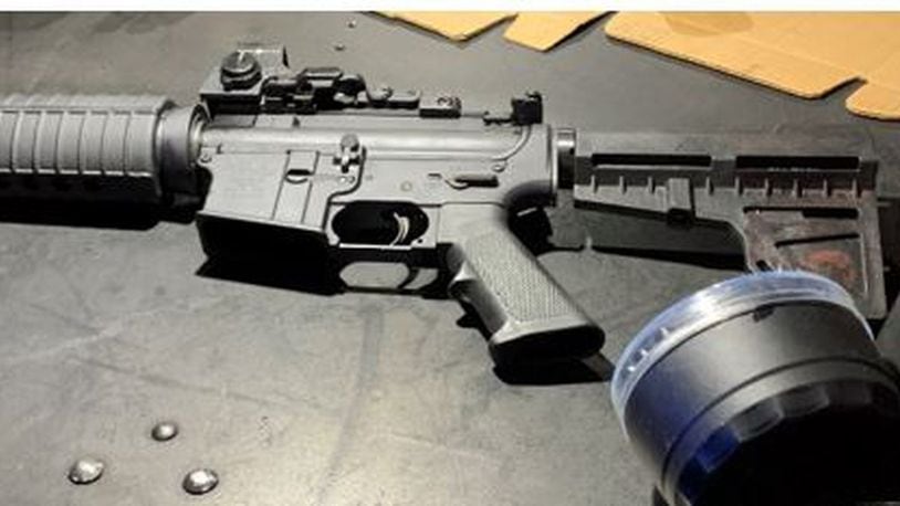 This is the modified semi-automatic pistol used by Connor Betts on Aug. 4, 2019 to kill nine people in the Oregon District.