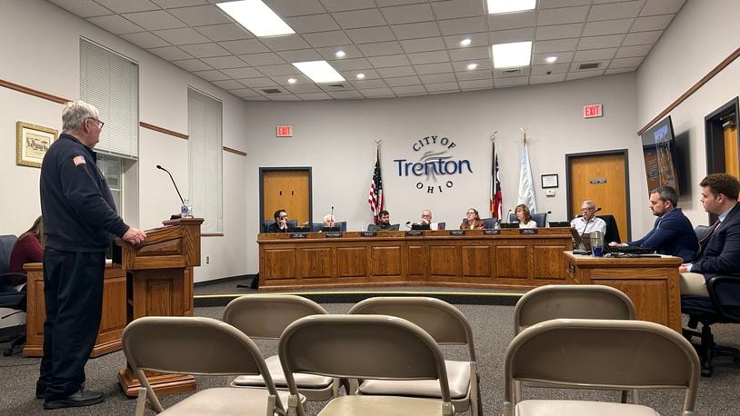 In a special meeting, Trenton Fire Department Chief Darrell Yater urged City Council to put a new fire levy on the ballot this coming fall to fund what he calls a necessary department shift toward full-time employees. AVERY KREEMER