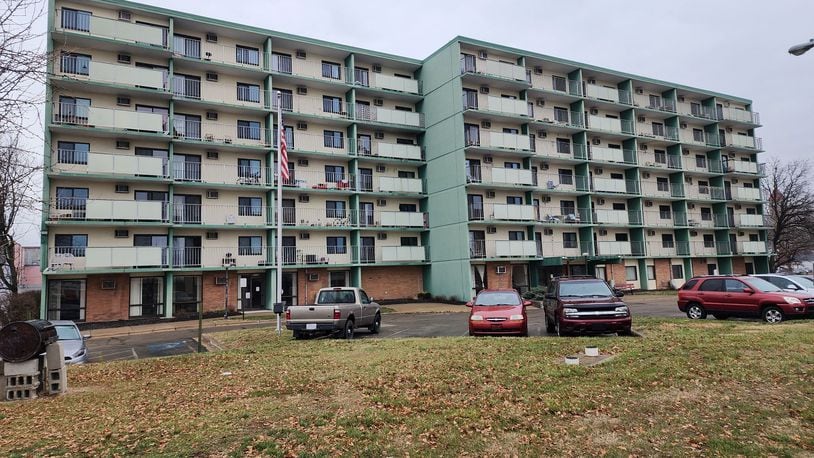 John Ross Hunt Towers is a Butler Metropolitan Housing Authority community on South Clinton Street in Middletown. The BMHA plans to spend $45 million renovating five aging properties in the city. NICK GRAHAM/STAFF