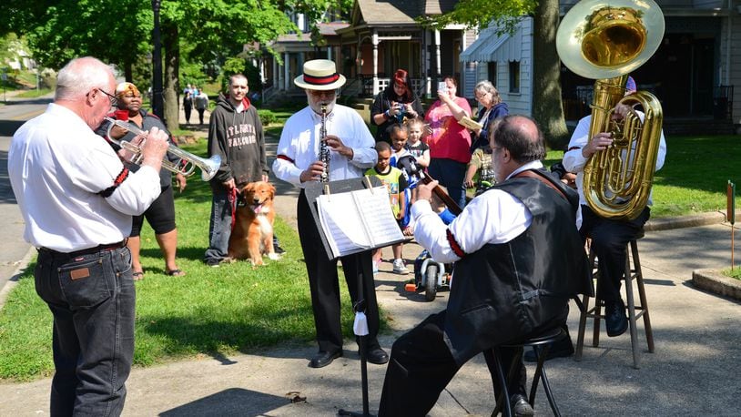 The Dayton Lane Historic District will present the May Promenade on Sun., May 19 from 1 p.m. to 5 p.m. This is a self-guided, walking tour of historic homes. The Fort Hamilton High School Jazz Band will perform, wandering from location to location. CONTRIBUTED