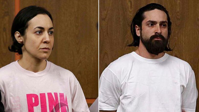 Shana Pedroso (L) and Marvin Brito are facing charges in the death of a 6-year-old Massachusetts girl. (John Love/The Sentinel & Enterprise via AP, Pool)