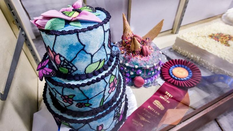 A cake entry at the 2018 Butler County Far. NICK GRAHAM/STAFF