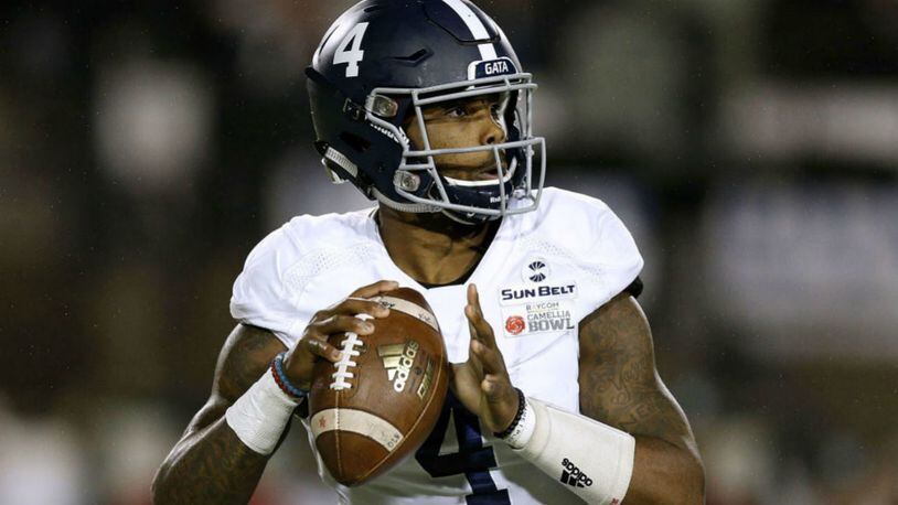 FILE PHOTO: South Carolina prosecutors have dropped a cocaine charge against a Georgia Southern University quarterback Shai Werts arrested last week during a traffic stop. (Photo: Jonathan Bachman/Getty Images)
