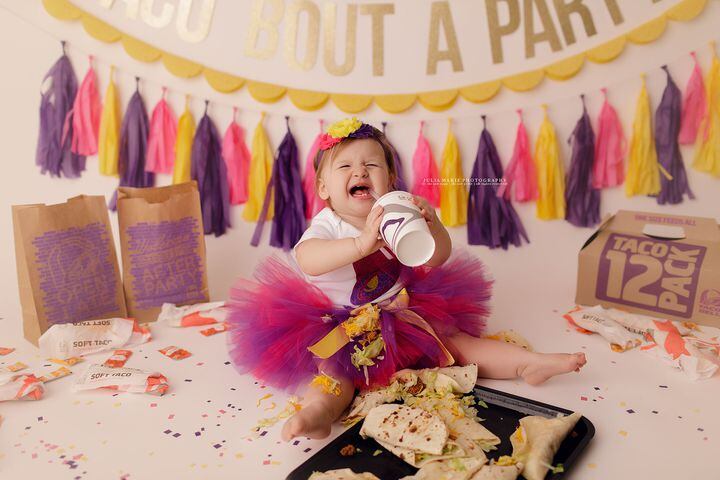 Baby has Taco Bell-themed birthday photo shoot
