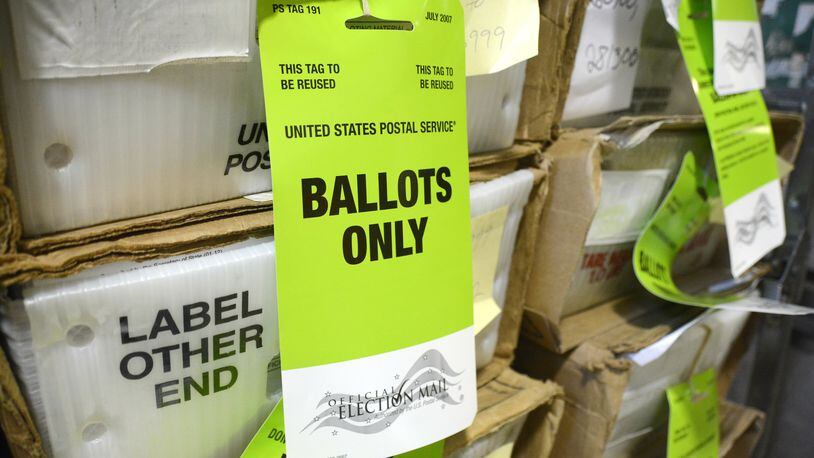 Roughly 26,000 absentee ballots were mailed out to registered Butler County voters. MICHAEL D. PITMAN/STAFF