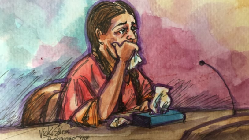 Noor Salman appeared in federal court Wednesday in California. (Photo: Courtesy Vicki Behringer)