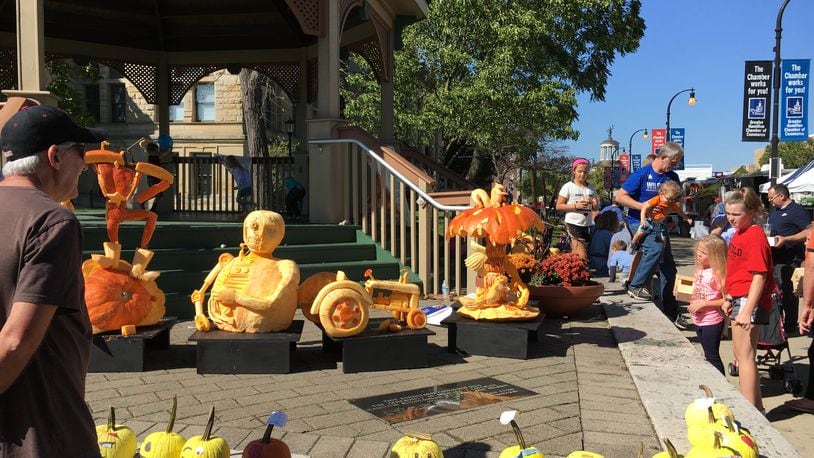 The sixth annual Operation Pumpkin festival Saturday, Oct. 14, 2017, was overflowing with orange carved orbs.