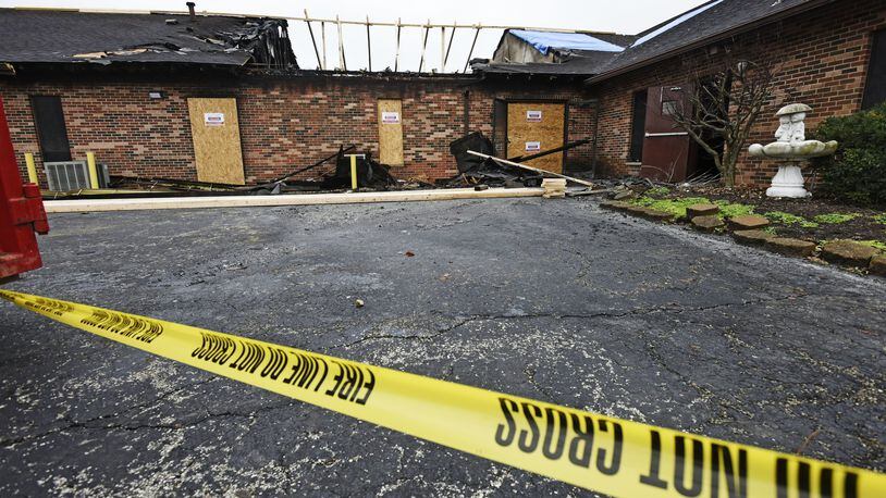 The fire at Tytus Avenue First Church of God has been ruled an arson. NICK GRAHAM/STAFF