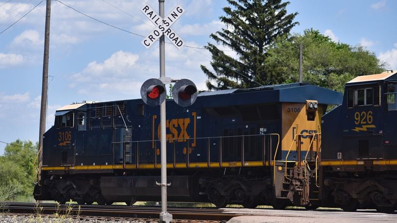 Residents of the Cedar Grove subdivision in St. Clair Twp. are hoping the Butler County commissioners can help solve a problem with slow or stopped trains blocking access for emergency and other vehicles.