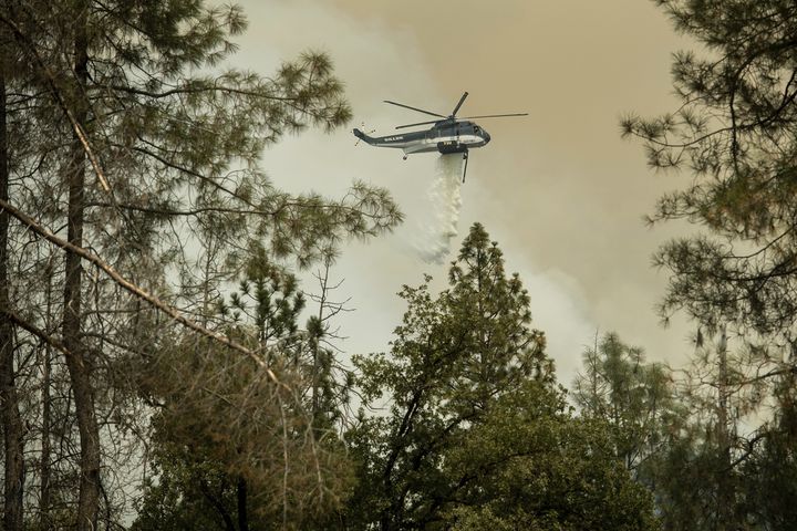 Ferguson Fire burns near Yosemite National Park