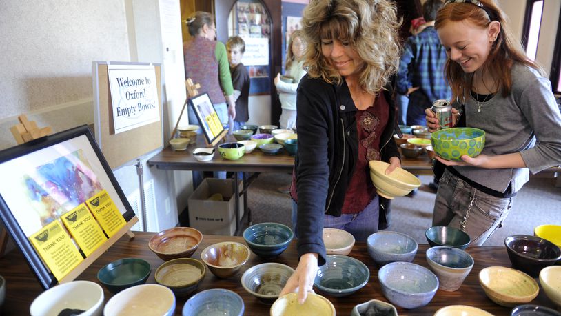 A previous Oxford Empty Bowls event.