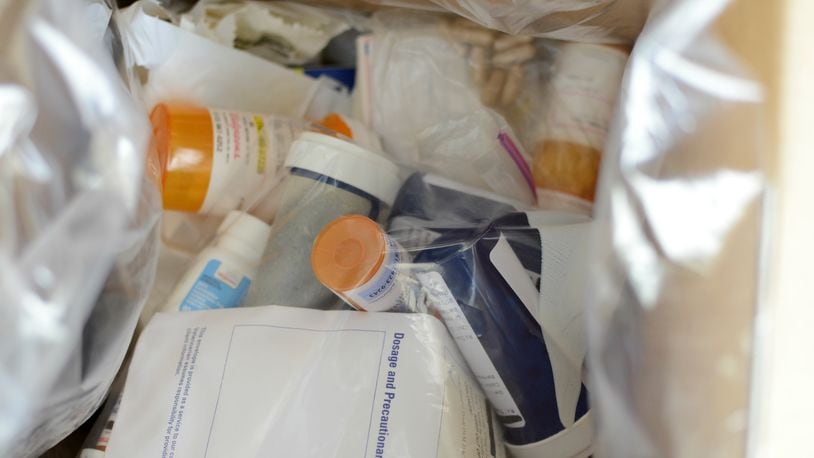 The DEA Drug Take Back Day is Saturday, April 30, and there are several locations in Butler County collecting unused or expired prescription medication for safe disposal. MICHAEL D. PITMAN/FILE